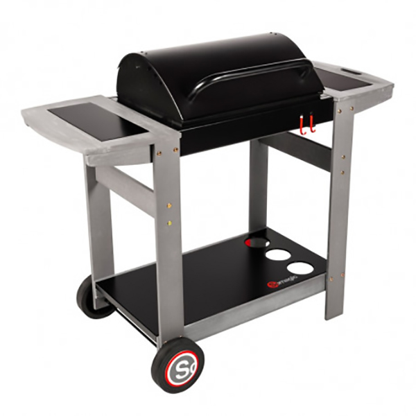 BARBECUE INDIANA CUVE EN FONTE 53 X 39 CM