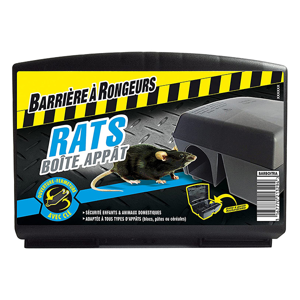 Boîte appât Rats - BAR (8/crtn)