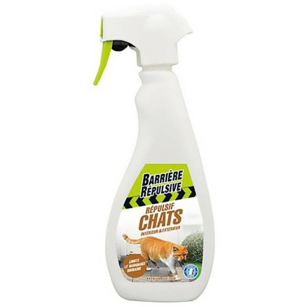 Répulsif Chats Intérieur &amp; Exterieur 500ML PAE - BR (12/crtn)