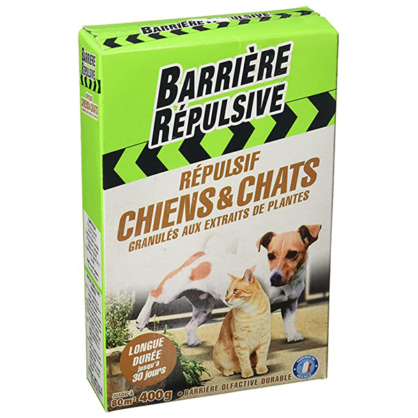 Répulsif chiens chats granulés PAE 400G - BR (12/crtn)
