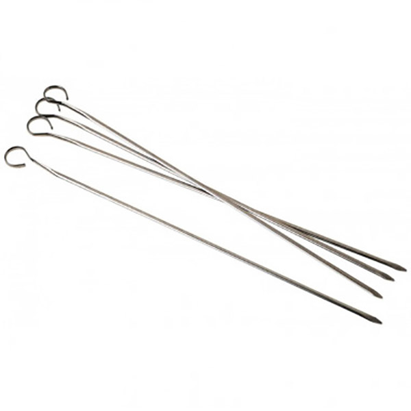 BROCHETTES EN ACIER INOXYDABLE 40 CM X10