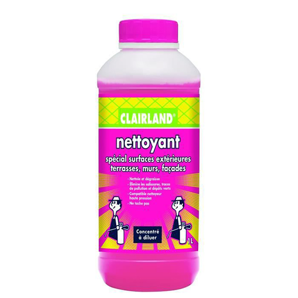 Nettoyant surfaces extérieures concentré 1L - CLAIRLAND (12/crtn)