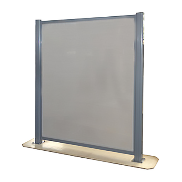 CLOISON EXTERIEURE DECORATIVE 180*130CM CADRE GRIS PC0102