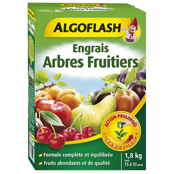 Engrais fruitiers action prolongée 1.8kg - ALGOFLASH (6/crtn)