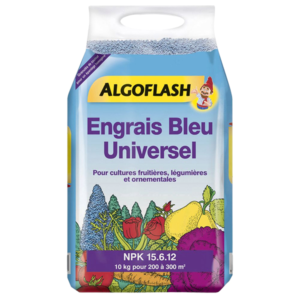 Engrais bleu universel 10kg - ALGOFLASH NATURASOL