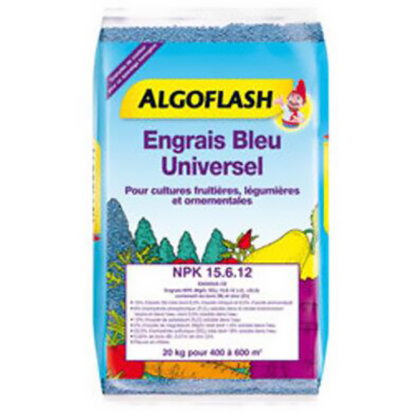 Engrais bleu universel 20kg - ALGOFLASH NATURASOL