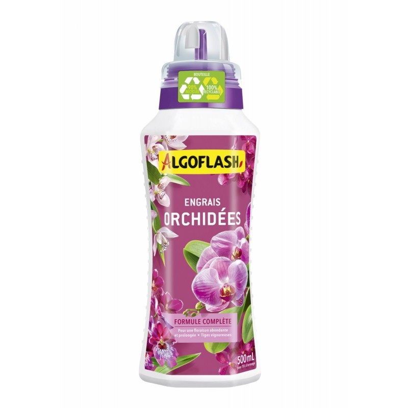 Engrais liquide orchidées 500ML - ALGOFLASH