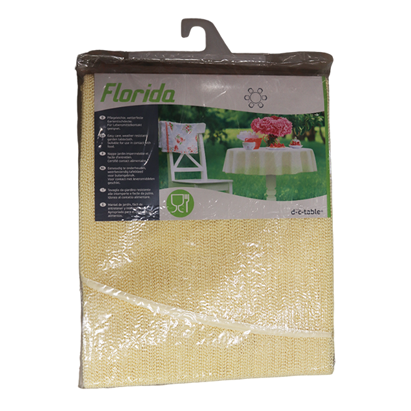 FLORIDA NAPPE DE JARDIN CREME 130X160CM