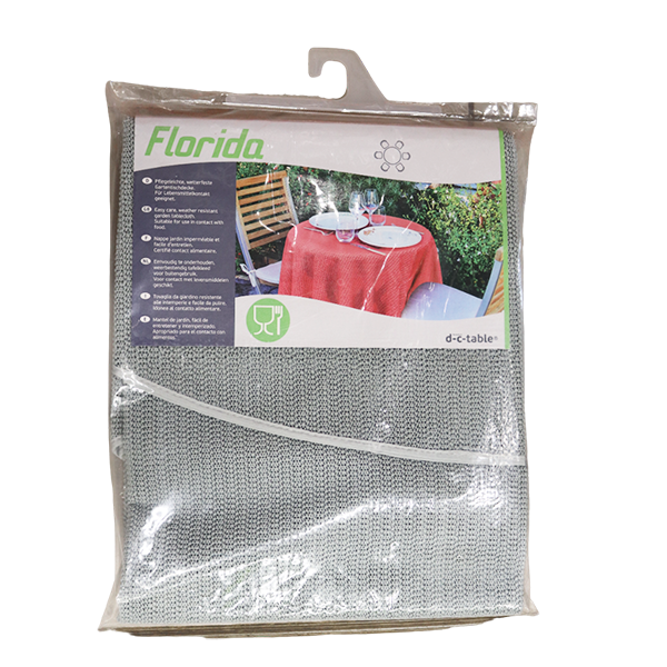 FLORIDA NAPPE DE JARDIN GRISE RONDE 130 CM