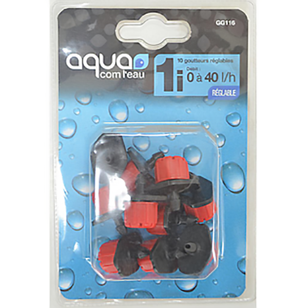 GOUTTIÈRE RÉGLABLE DE 0 À 40 L/H