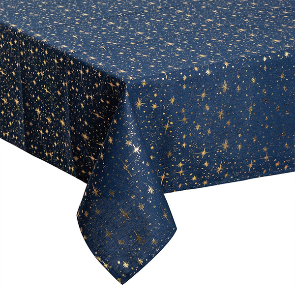 NAPPE IMPRIMEE GALAXY OR 140X360
