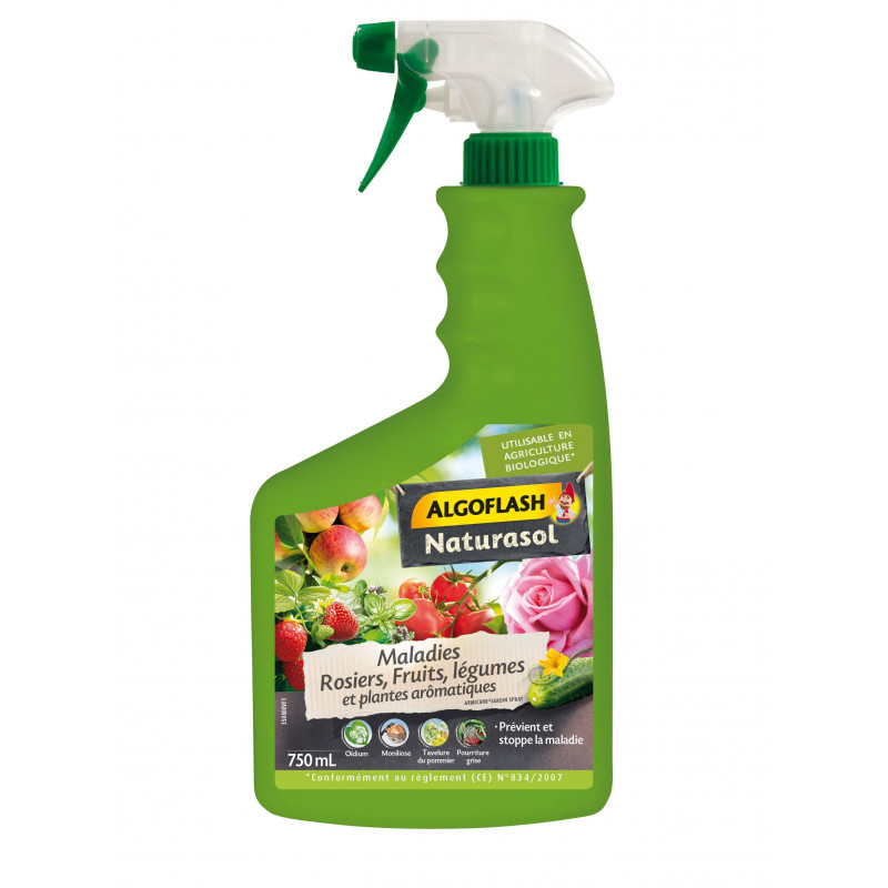 Maladies rosiers-fruits/légumes PAE 750ml - ALGOFLASH (12/crtn)