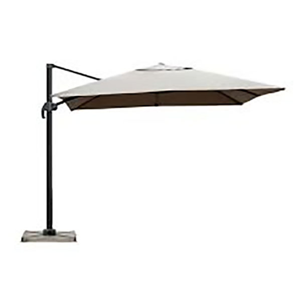 PARASOL DEPORTE 3X3 ORIENTABLE LATERAL-VERTICAL TOURNESOL TAUPE