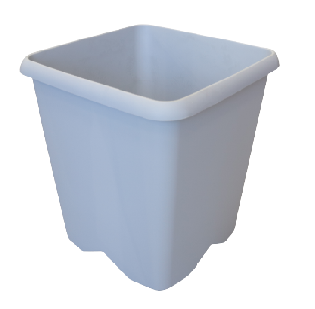 POT CHORUS CARRE 24,5 CM - 8,6L GRIS BETON