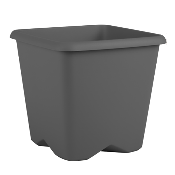 POT CHORUS CARRE 34,5 CM - 24,2L GRIS BETON