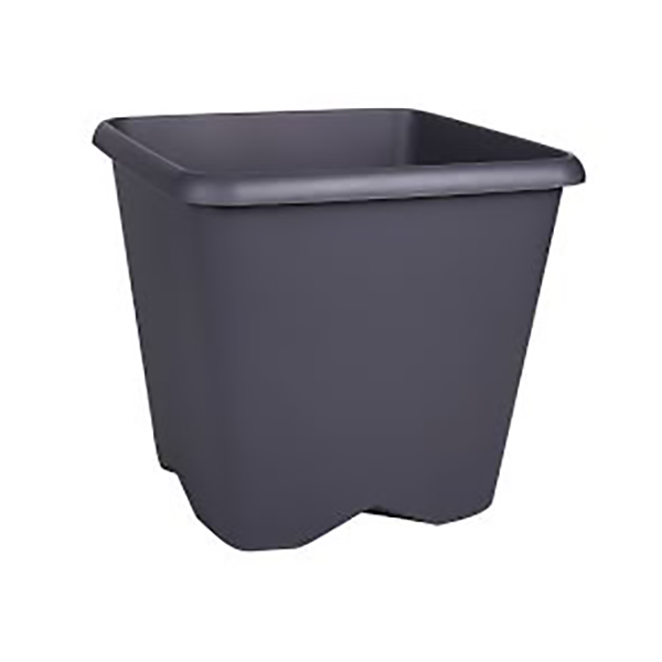 POT CHORUS CARRE 40 CM - 35,6L GRIS ANTHRACITE