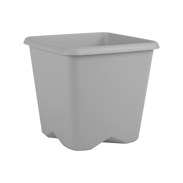 POT CHORUS CARRE 40 CM - 35,6L GRIS BETON