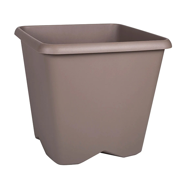 POT CHORUS CARRE 40 CM - 35,6L TAUPE