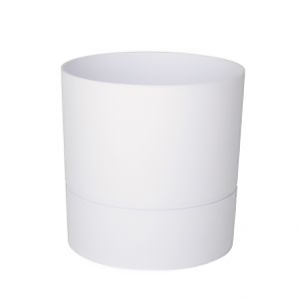 POT ROND 25 CM AQUADUO BLANC IVOIRE