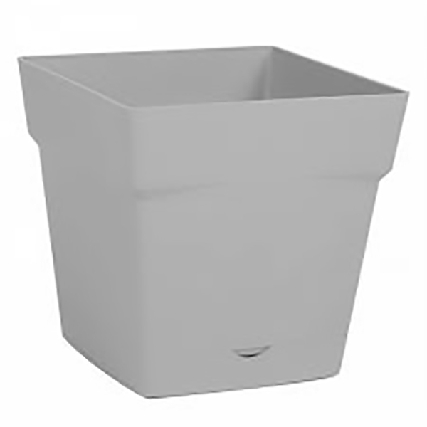 POT TOSCANE CARRE 17,4 CM - 3,4L GRIS BETON