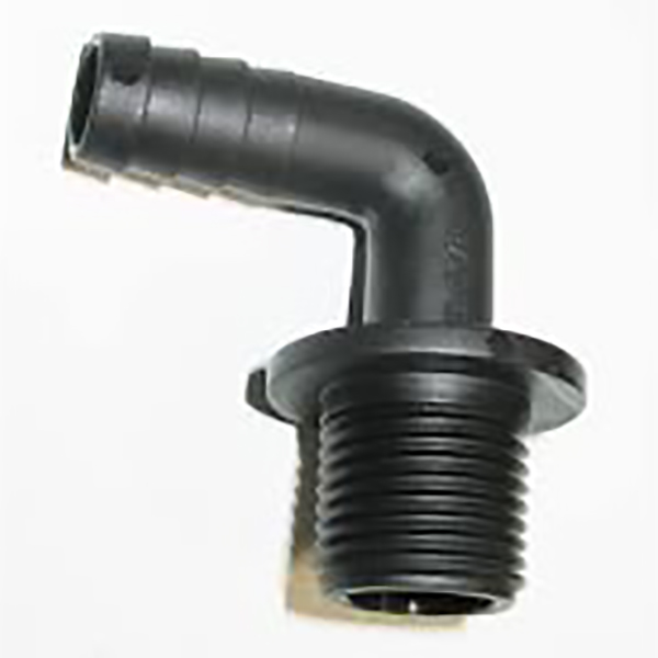 RACCORD COUDE CANNELÉ 13X13