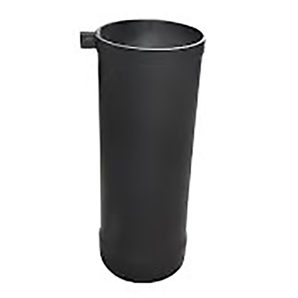 RACCORD COULISSANT LONG 400MM NOIR D150/2MM