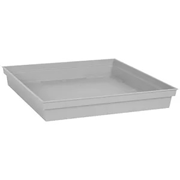 SOUCOUPE CARREE "CHORUS" 17,5CM GRIS BETON