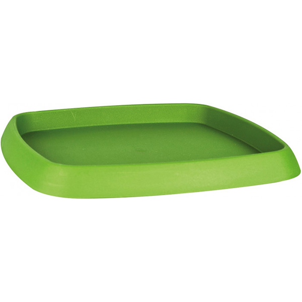 SOUCOUPE CARREE "CHORUS" 22CM VERT JUNGLE