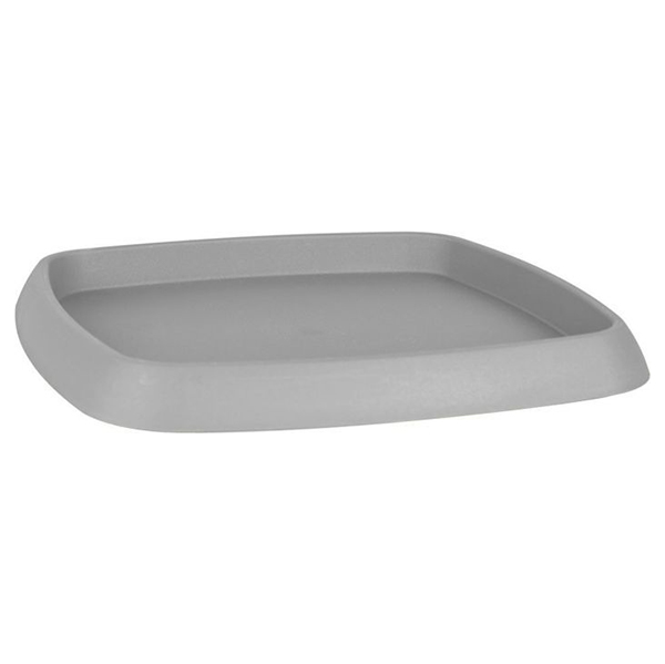 SOUCOUPE CHORUS CARREE 26,8 CM GRIS BETON