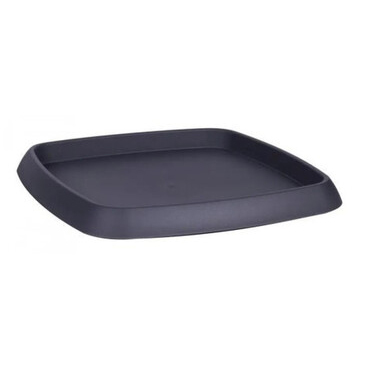 SOUCOUPE CHORUS CARREE 31,3 CM GRIS ANTHRACITE