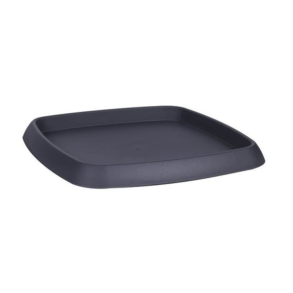 SOUCOUPE CHORUS CARREE 36,2 CM GRIS ANTHRACITE