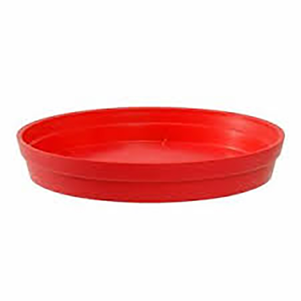 SOUCOUPE TOSCANE 28 POUR POT 40 ROUGE RUBIS
