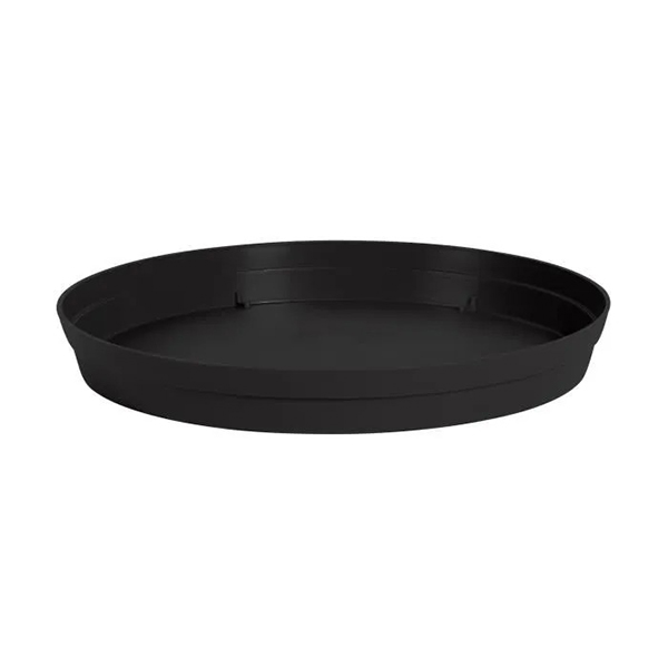SOUCOUPE TOSCANE 34,5 POUR POT 48 GRIS BETON