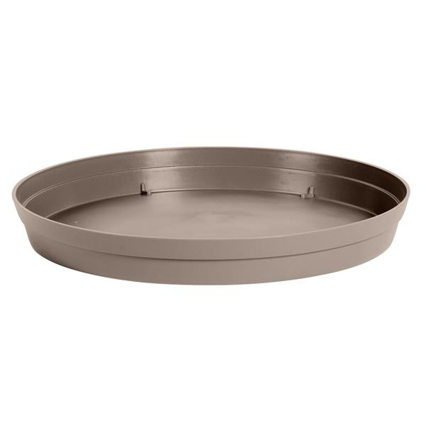 SOUCOUPE TOSCANE 34,5 POUR POT 48 TAUPE