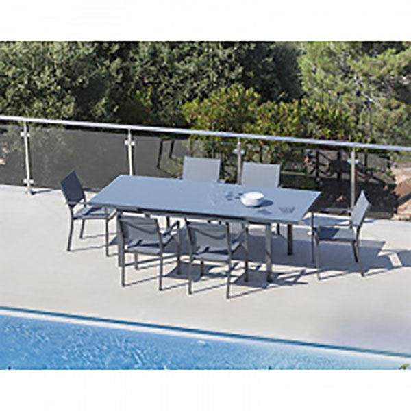 TABLE FRAISE 180-240X90+HOUSSE OFFERTE