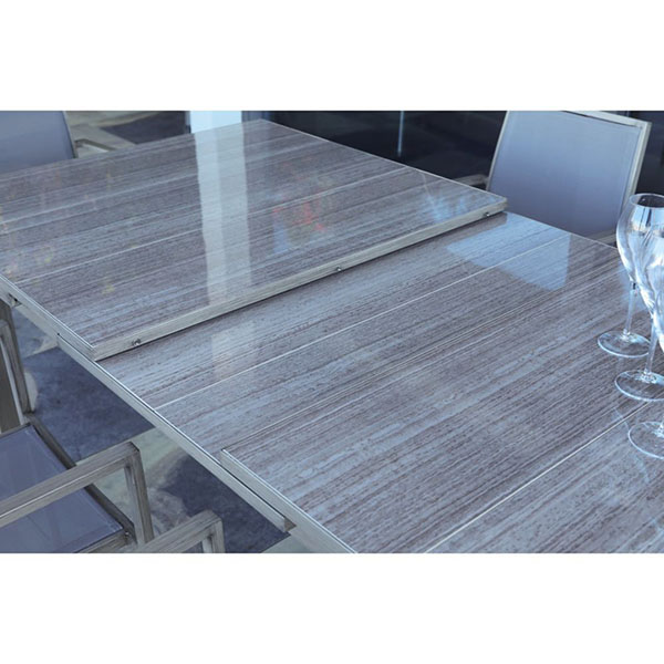 TABLE ZINNIA 180-240X100 PLATEAU CERAMIQUE