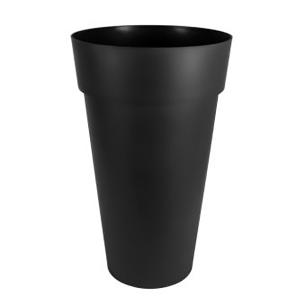 VASE HAUT TOSCANE GM GRIS ANTHRACITE