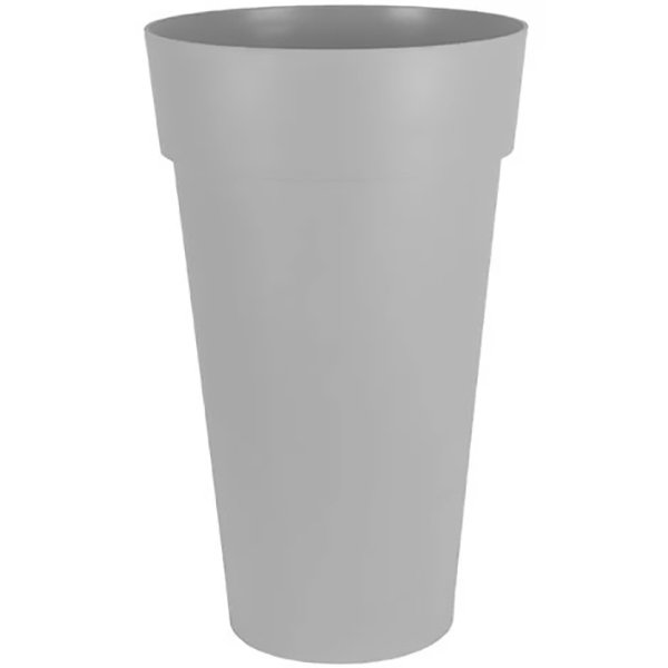 VASE HAUT TOSCANE XXL H80 CM - 90L GRIS BETON
