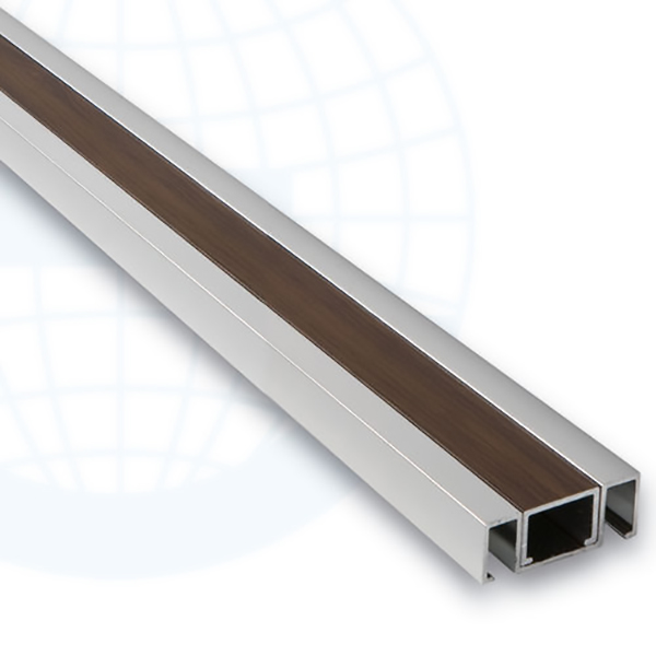 EUROLISTELO ALU+CRISTAL 2,5M*32MM NARANJA