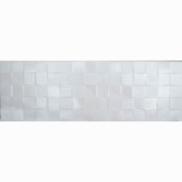 CARREAU 25X75 VIBRANT CU WHITE BR 1A STN (CX7PCS=1,31M2/CTN)