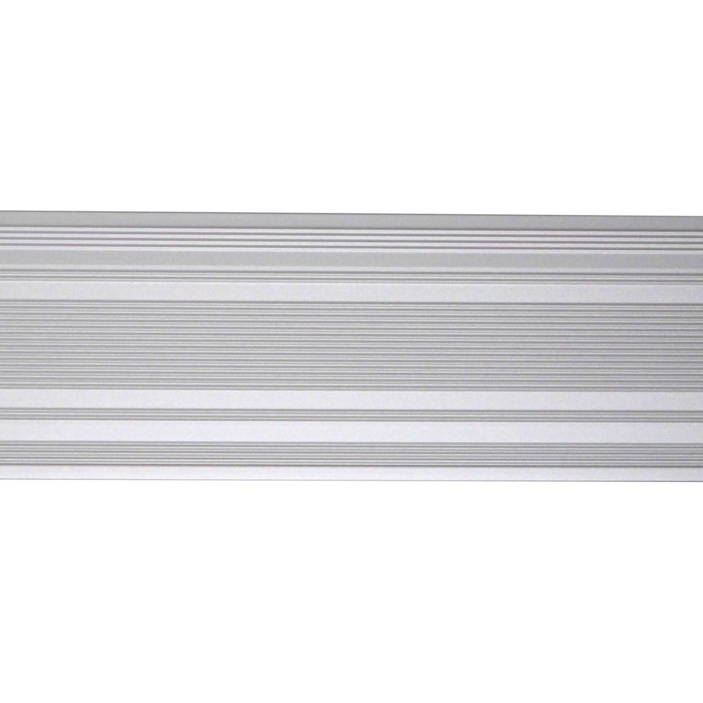 COUVRE JOINT 60MM / 2.5M ALUMINIUM PLATA MATE
