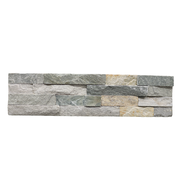 PIERRES NATURELLES POUR FACADE 15X60 P014 MIX COLOR  ZX-04 (CX8PCES=0,72M2/CRT )