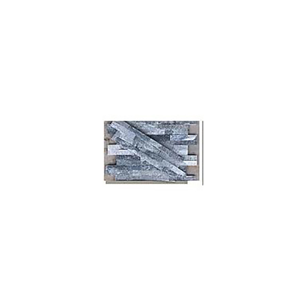 PIERRES NATURELLES POUR FACADE 15X60 CLOUDY GREY MIX COLOR  ZX-06 (CX8PCES=0,72M2/CRT )