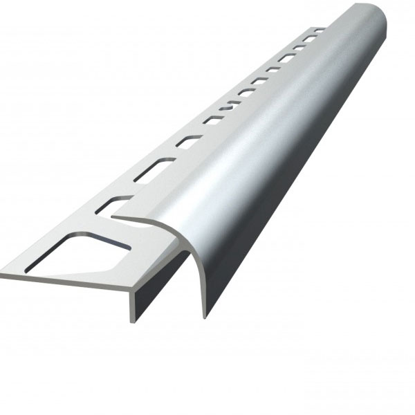 PROFILE DE BORD EXTERIEUR EN ALUMINIUM ANODISE MATT 12MM/2,7ML BARRE