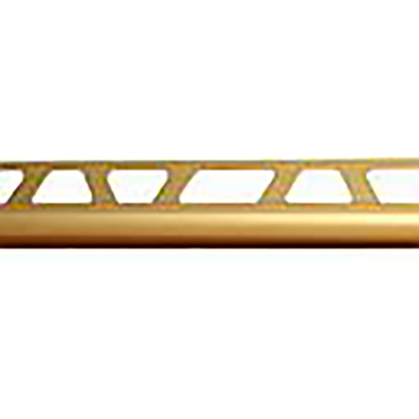PROFILE DE NEZ D ESCALIER "Ç" EN ALUMINIUM ANODISE MAT 10MM/2,50ML BARRE