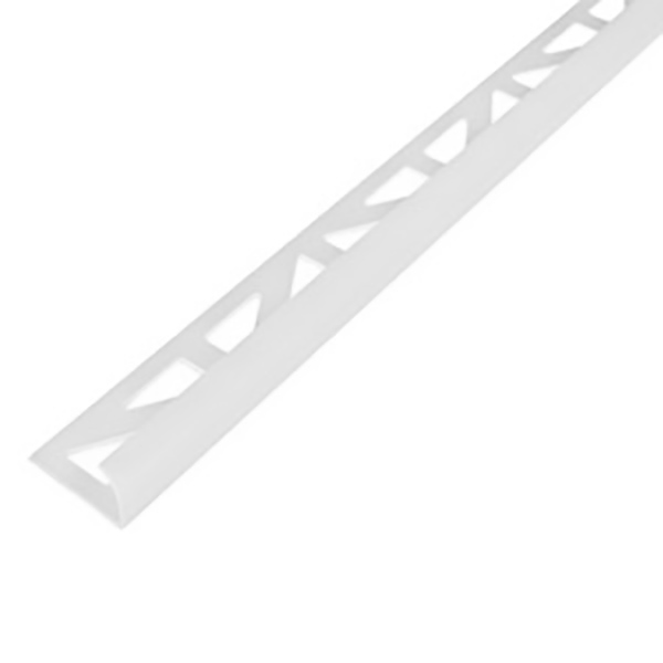 PROFIL PVC CARRELAGE 6,5MM X 2,6M BLANC 06000L01