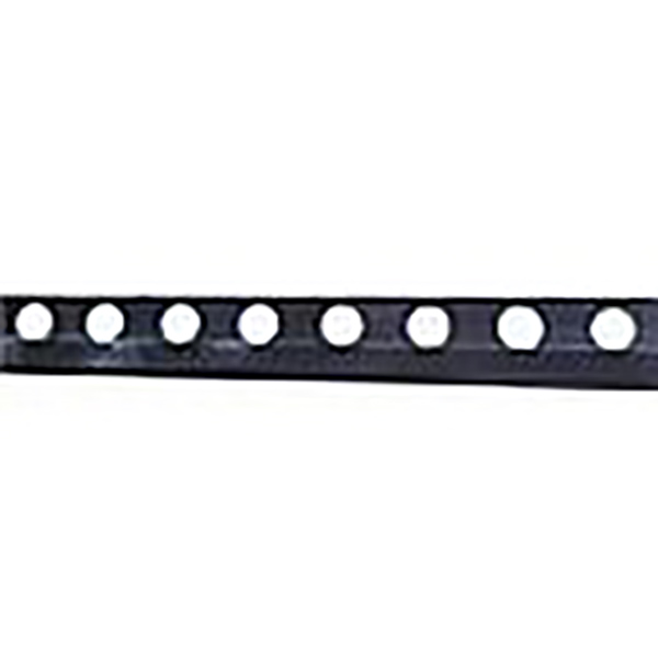 PROFIL PVC CARRELAGE 10,5MM X 2.6M NEGRO
