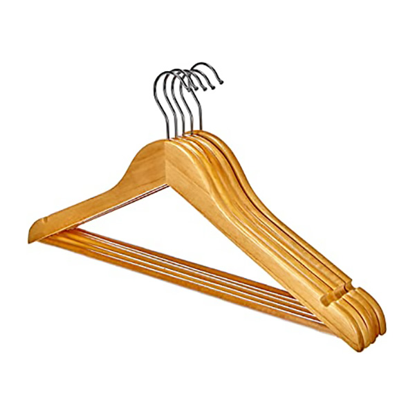 CINTRE ECO LOT DE 5 PIECES NATUREL
