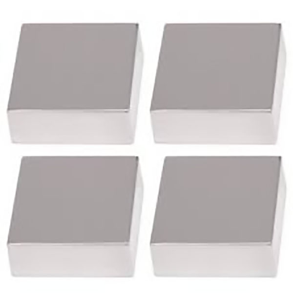 FIXATIONS MIROIRS CARREES CHROMEES