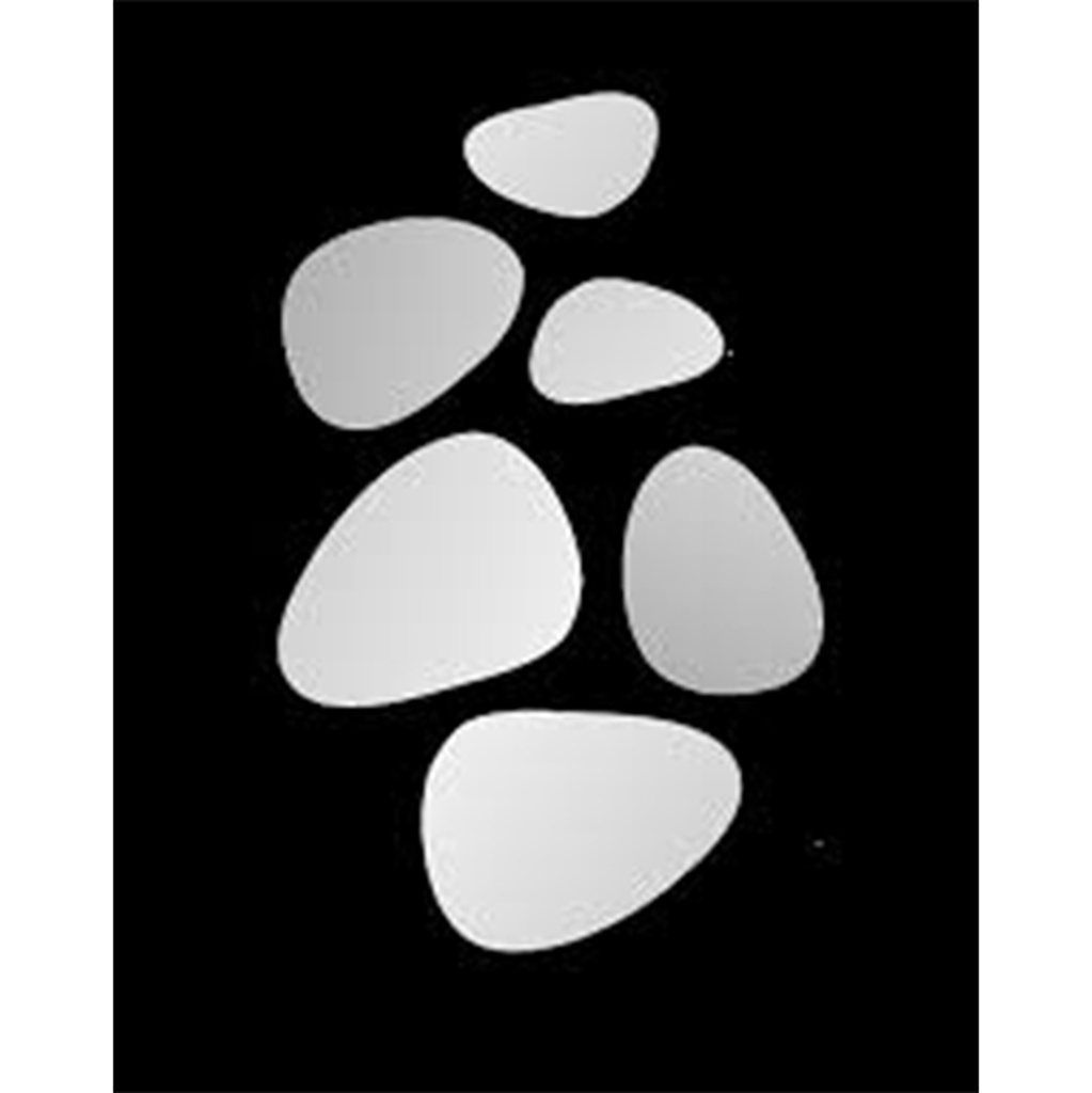COFFRET DE 6 MIROIRS GALETS